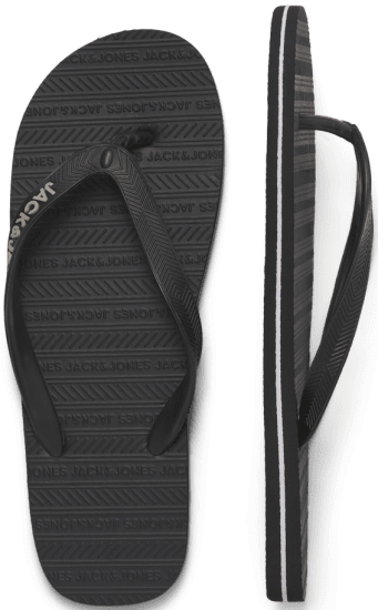 Jack & Jones Basic Flip Flop Slippers Anthracite - Calçado de homem 40-52 - 