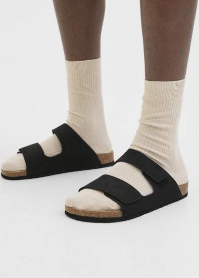 Jack & Jones Central Strap Sandals Anthracite - Calçado de homem 40-52 - 