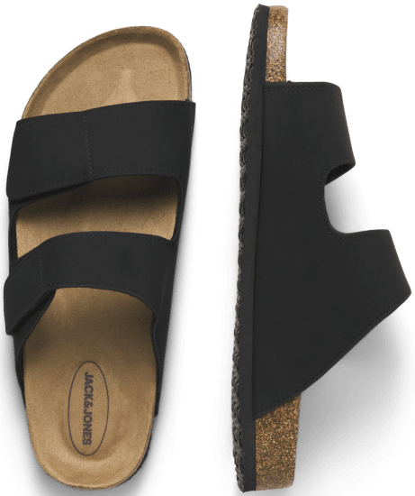 Jack & Jones Central Strap Sandals Anthracite - Calçado de homem 40-52 - 