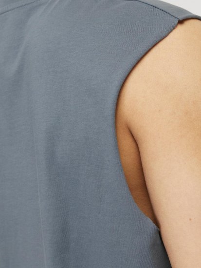 Jack & Jones VESTERBRO Sleeveless T-Shirt Stormy Weather - T-shirts - T-shirts Homem Tamanhos Grandes