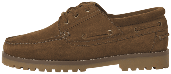 Jack & Jones Brooklyn Suede Boat Loafers Cognac - Calçado de homem 40-52 - 