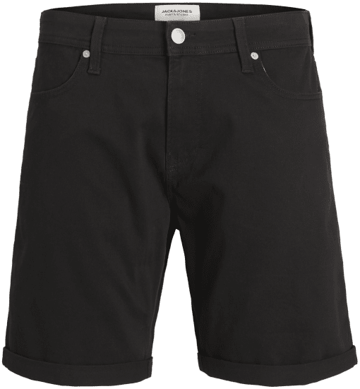 Jack & Jones Rick Dylan Original Shorts Black - Calções - Calções Homem Tamanhos Grandes