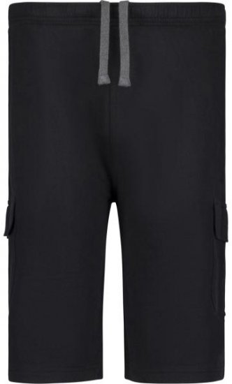 Adamo 159308 Cargo Shorts Black - Calções - Calções Homem Tamanhos Grandes