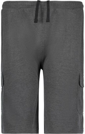 Adamo 159308 Cargo Shorts Heather Grey - Calças & calções de fato de treino - Calças de Fato de Treino Tamanhos Grandes 