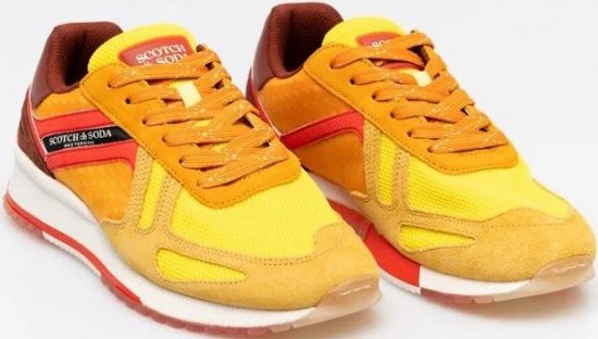 Scotch & Soda S498 Sneakers Orange - Calçado de homem 40-52 - 
