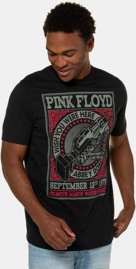 JP1880 Pink Floyd Retro Graphic Comfort Fit Band T-Shirt Black - T-shirts - T-shirts Homem Tamanhos Grandes