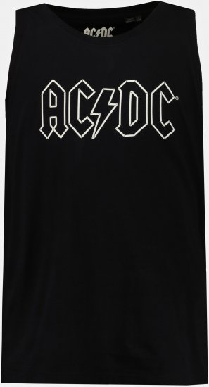 JP1880 AC/DC Graphic Comfort Fit Band Tank Top Black - T-shirts - T-shirts Homem Tamanhos Grandes
