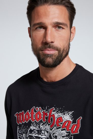 JP1880 Motörhead Graphic Band T-Shirt Black - T-shirts - T-shirts Homem Tamanhos Grandes