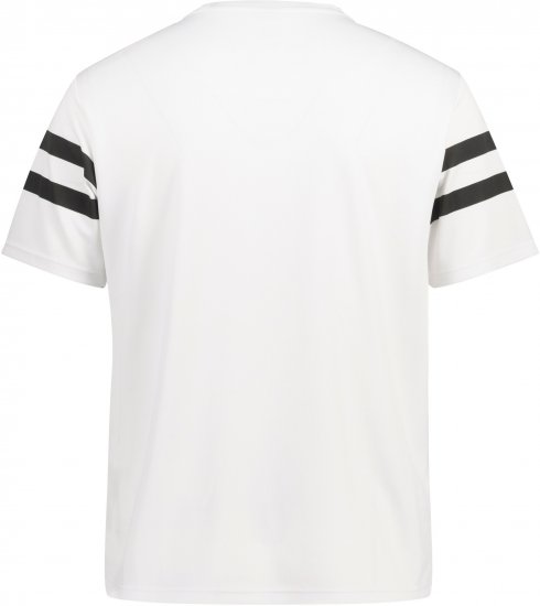  JP1880 Henley Tennis T-Shirt Snow White - Roupa desportiva & Outdoor - Roupa Desportiva Tamanhos Grandes