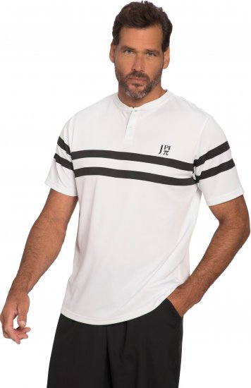  JP1880 Henley Tennis T-Shirt Snow White - Roupa desportiva & Outdoor - Roupa Desportiva Tamanhos Grandes