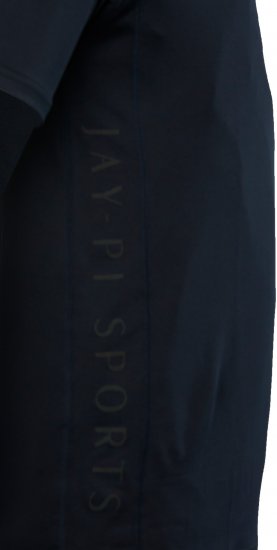 JP1880 QuickDry Side Prints Tennis T-Shirt Dark Navy - Roupa desportiva & Outdoor - Roupa Desportiva Tamanhos Grandes