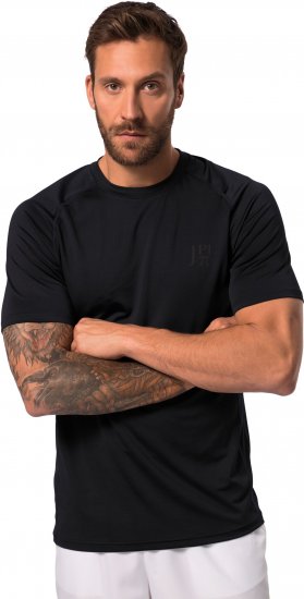 JP1880 QuickDry Side Prints Tennis T-Shirt Dark Navy - Roupa desportiva & Outdoor - Roupa Desportiva Tamanhos Grandes