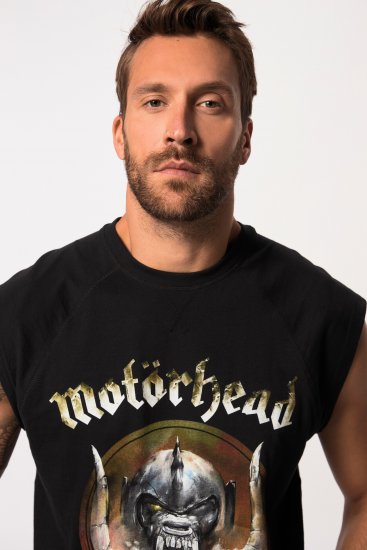 JP1880 Ozzy Motörhead Graphic Band T-Shirt Black - T-shirts - T-shirts Homem Tamanhos Grandes