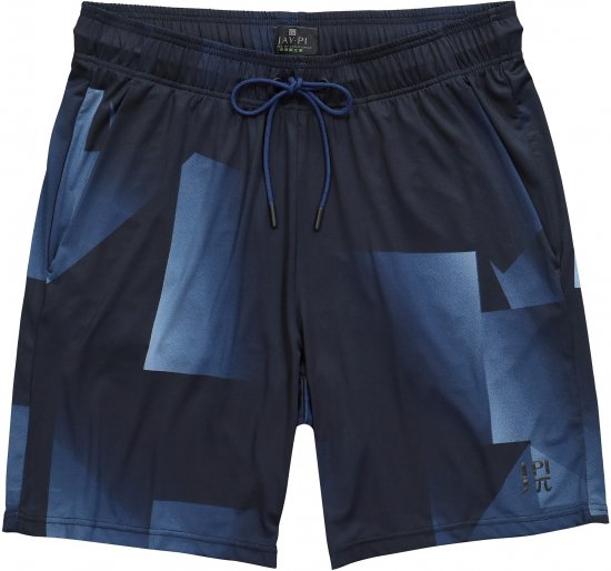 JP1880 FLEXNAMIC® GeoMotion Tennis Shorts Dark Blue - Roupa Desportiva & Outdoor - Roupa Desportiva Tamanhos Grandes
