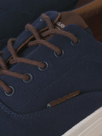 Jack & Jones Lington Canvas Sneakers Navy Blazer - Calçado de homem 40-52 - 
