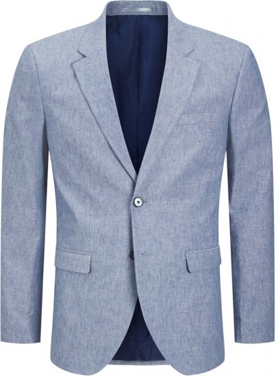 Jack & Jones Riviera Blazer Nautical Blue - Fatos - Fatos de Homem Tamanhos Grandes