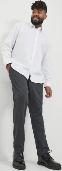 Jack & Jones Marco Cooper Chino Pants Dark Grey Melange - Jeans & calças - Jeans & Calças Tamanhos Grandes Homem