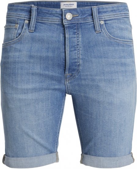Jack & Jones Rick Original Shorts Blue Denim - Calções - Calções Homem Tamanhos Grandes