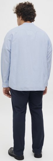 Jack & Jones Breeze Poplin Long Sleeve Shirt Chambray Blue - Camisas - Camisas Homem Tamanhos Grandes