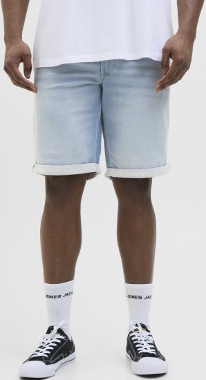 Jack & Jones Rick Icon I.K. Shorts Blue Denim - Calções - Calções Homem Tamanhos Grandes