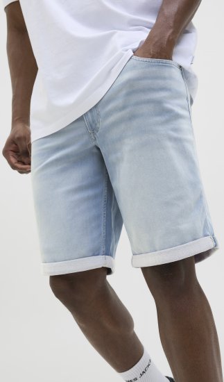 Jack & Jones Rick Icon I.K. Shorts Blue Denim - Calções - Calções Homem Tamanhos Grandes