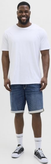 Jack & Jones Rick Con I.K. SHORTS GE 132 SN Blue Denim - Calções - Calções Homem Tamanhos Grandes