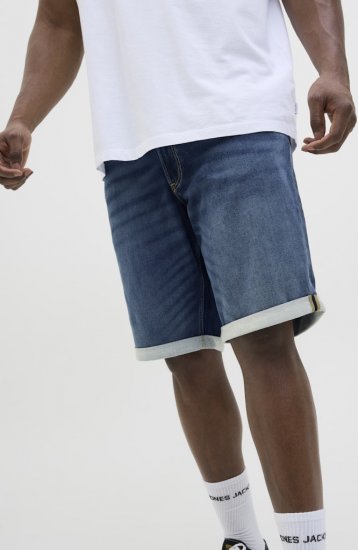Jack & Jones Rick Con I.K. SHORTS GE 132 SN Blue Denim - Calções - Calções Homem Tamanhos Grandes