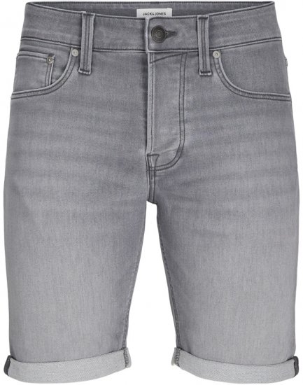 Jack & Jones Rick Icon I.K. GE 063 Shorts Grey Denim - Calções - Calções Homem Tamanhos Grandes