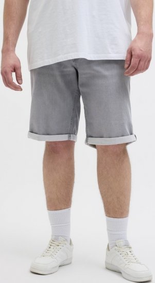 Jack & Jones Rick Icon I.K. GE 063 Shorts Grey Denim - Calções - Calções Homem Tamanhos Grandes