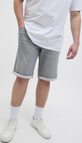 Jack & Jones Rick Icon I.K. GE 063 Shorts Grey Denim - Calções - Calções Homem Tamanhos Grandes