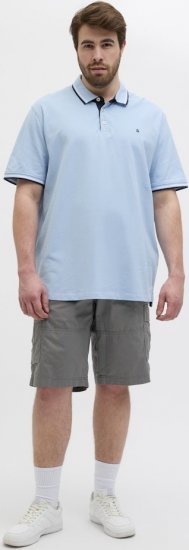 Jack & Jones Cole Mateo Cargo Shorts Castlerock - Calções - Calções Homem Tamanhos Grandes