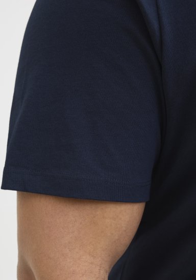 Jack & Jones Hawaii Shape Crew Neck T-Shirt Navy - T-shirts - T-shirts Homem Tamanhos Grandes