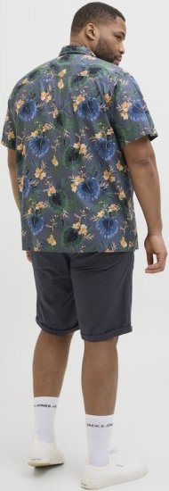 Jack & Jones Marco Erik Chino Shorts Navy Blazer - Calções - Calções Homem Tamanhos Grandes