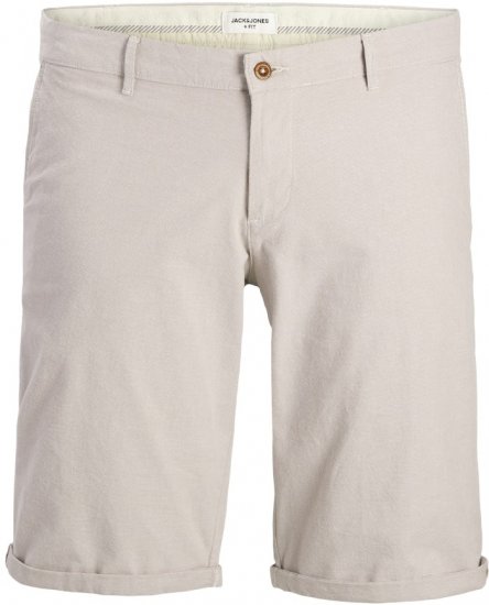 Jack & Jones Marco Erik Chino Shorts Grey - Calções - Calções Homem Tamanhos Grandes