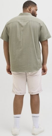 Jack & Jones Marco Erik Chino Shorts Grey - Calções - Calções Homem Tamanhos Grandes