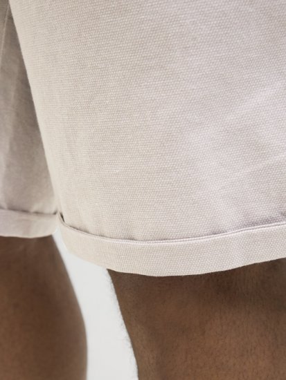 Jack & Jones Marco Erik Chino Shorts Grey - Calções - Calções Homem Tamanhos Grandes