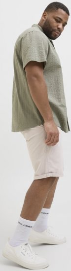 Jack & Jones Marco Erik Chino Shorts Grey - Calções - Calções Homem Tamanhos Grandes