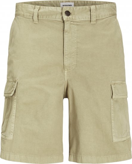 Jack & Jones Karl Avery Cargo Shorts Beige - Calções - Calções Homem Tamanhos Grandes