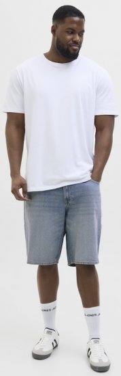 Jack & Jones Alex Original SQ171 Shorts Blue Denim - Calções - Calções Homem Tamanhos Grandes