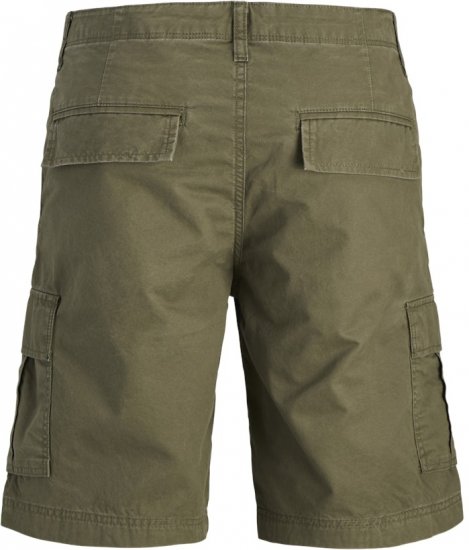 Jack & Jones Cole Mateo Cargo Shorts Olive Night - Calções - Calções Homem Tamanhos Grandes