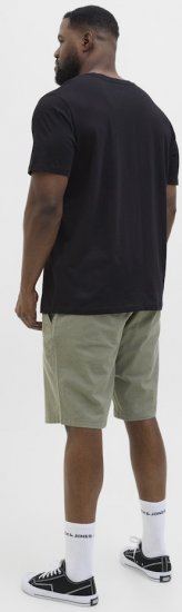 Jack & Jones Lavance Crew Neck T-Shirt Black Beauty - T-shirts - T-shirts Homem Tamanhos Grandes