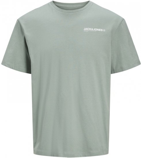 Jack & Jones Hawaii Crew Neck T-Shirt Iceberg Green - T-shirts - T-shirts Homem Tamanhos Grandes