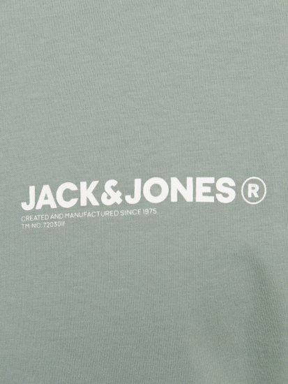 Jack & Jones Hawaii Crew Neck T-Shirt Iceberg Green - T-shirts - T-shirts Homem Tamanhos Grandes