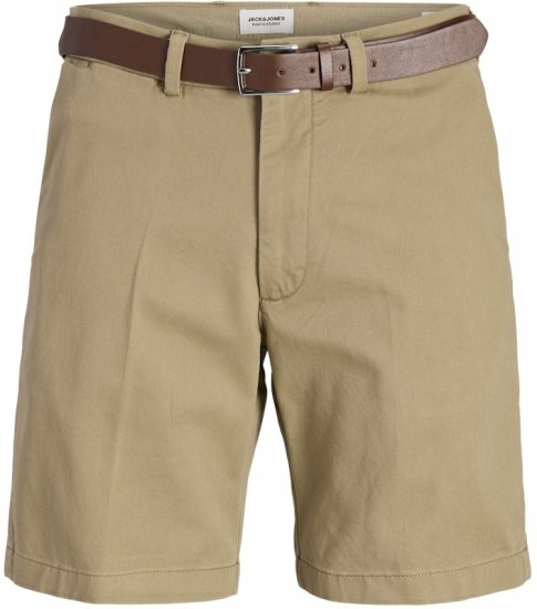 Jack & Jones Marco Franco Chino Shorts Brown - Calções - Calções Homem Tamanhos Grandes