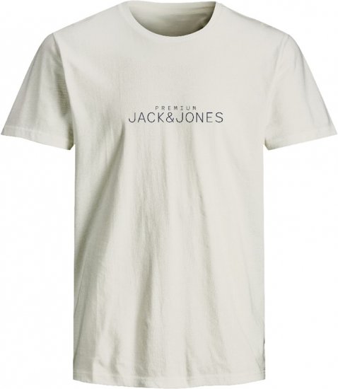 Jack & Jones Lavance Crew Neck T-Shirt White - T-shirts - T-shirts Homem Tamanhos Grandes