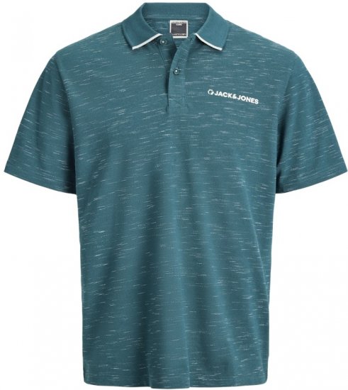Jack & Jones Logan Polo Shirt Deep Teal - Pólos - Pólos Tamanhos Grandes Homem