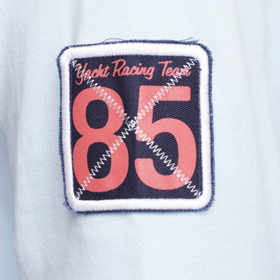 Kam Jeans 5512 1985 Racing Team Polo Blue - Pólos - Pólos Tamanhos Grandes Homem