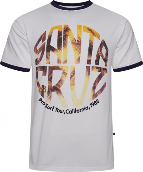 Kam Jeans 5767 Santa Cruz T-Shirt Snow White - T-shirts - T-shirts Homem Tamanhos Grandes