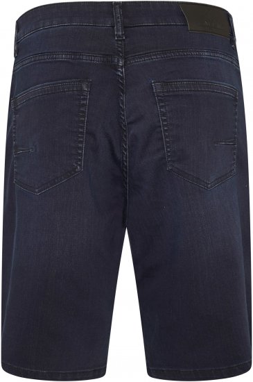 Kam Jeans NUNEZ2 Knitted Denim Stretch Shorts Dark Navy - Calções - Calções Homem Tamanhos Grandes