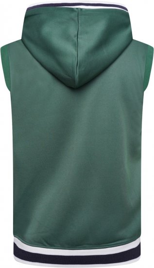 Kam Jeans TS005 Retro Tracky Set (Shorts/Sleeveless Hoodie) Racing Green - Toda a roupa - Roupa de homem tamanhos grandes 2XL-14XL